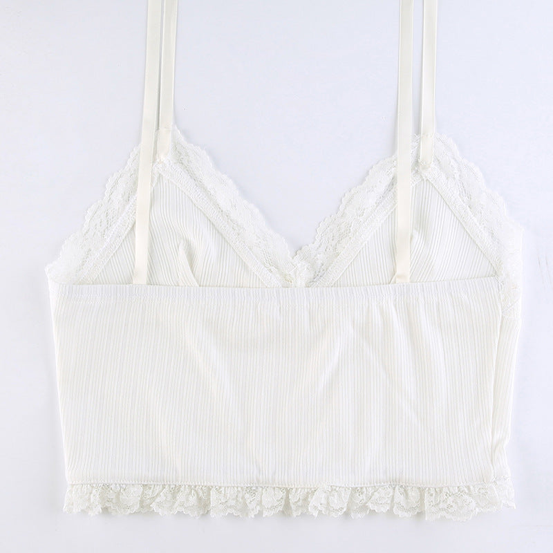 Small Vest Ins Style Women's  Slim Short Cropped Navel Sling