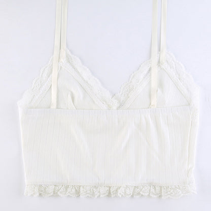 Small Vest Ins Style Women's  Slim Short Cropped Navel Sling