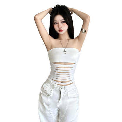 Sweet Strapless Top – Solid Color Vibes