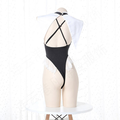 Romantic Backless Lace Suit – Seductive One-Piece