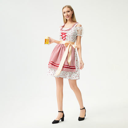 Plus Size Maid Costume Beer Festival Suit Party