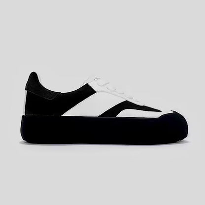 Puffy Shoes Thick Sole Big Toe Retro
