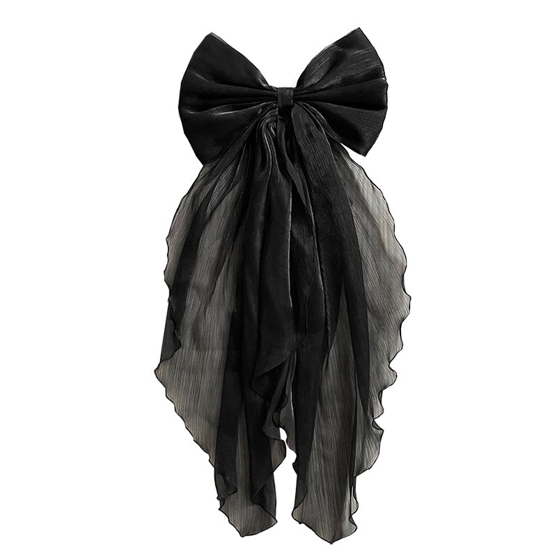 Lolita Bow Splicing Black Dress
