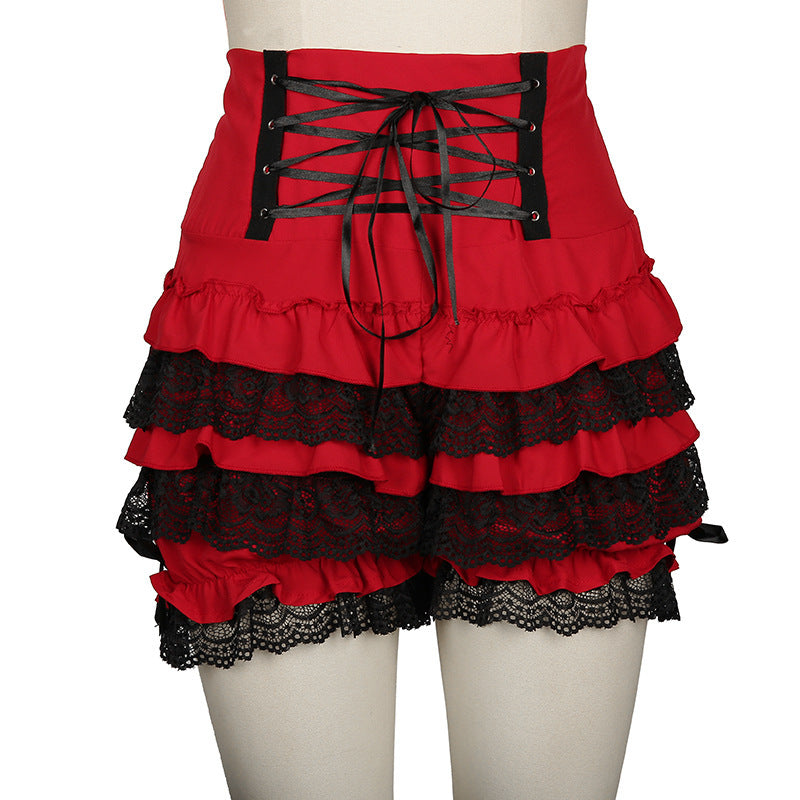 Lace High Waist Sexy Shorts